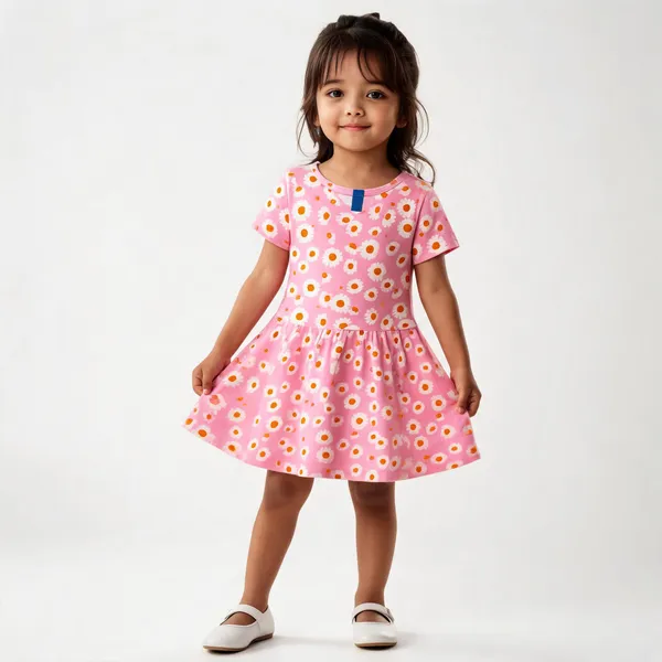 Pink_Hosiery_Cotton_Floral_Frock_For_Girls