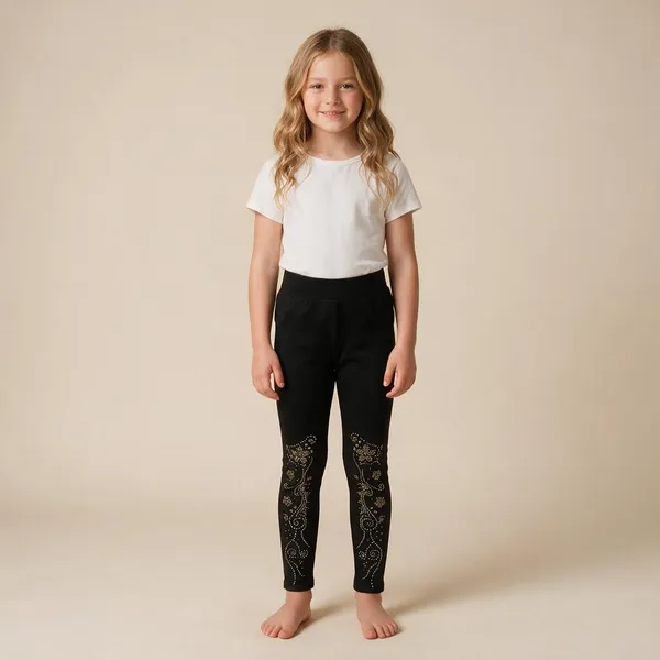 Black_Poly_Cotton_Slim_Fit_Leggings_For_Girls