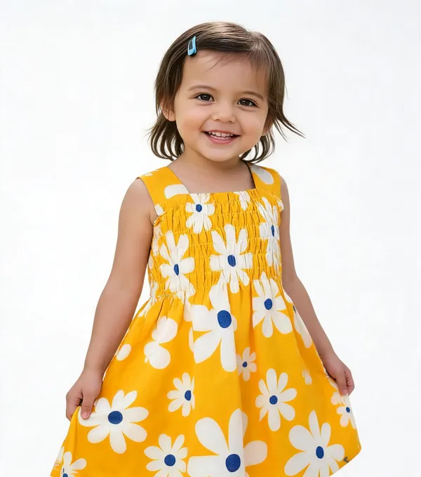 Multicolour_Cotton_Jhabla_Frock_For_Baby_Girls_(Pack_Of_4)