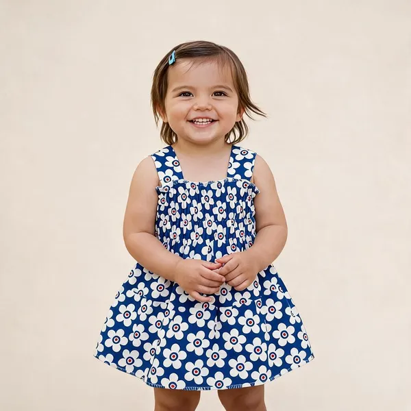 Multicolour_Cotton_Jhabla_Frock_For_Baby_Girls_(Pack_Of_4)