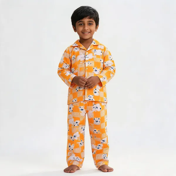Orange_Cotton_Night_Suit_For_Boys_And_Girls
