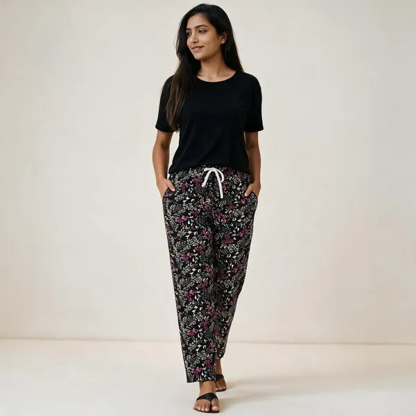 Black_Hosiery_Cotton_Relaxed_Fit_Pajama_For_Women