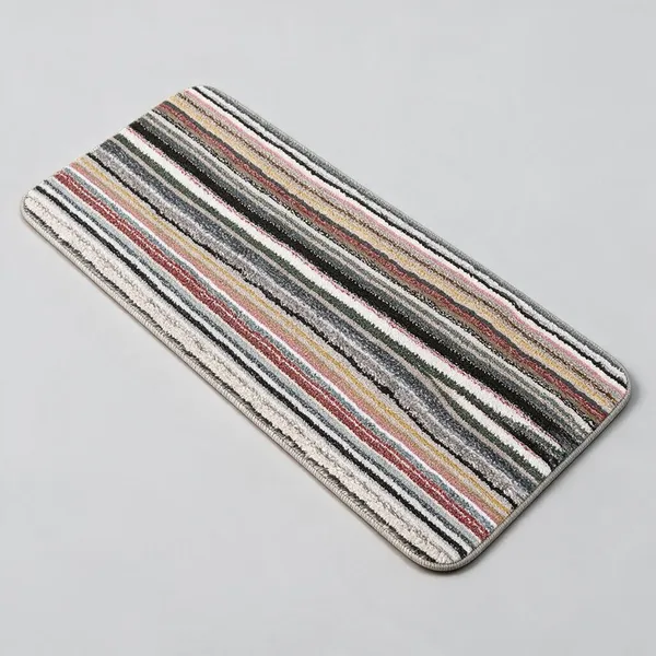 Microfiber_Striped_Anti_Slip_Skid_Bedside_|_Kitchen_|_Sofa_|_Rectangular_|_Machine_Washable_|_Runner_55x135cm_|Pack_of_1_(Multicolored)