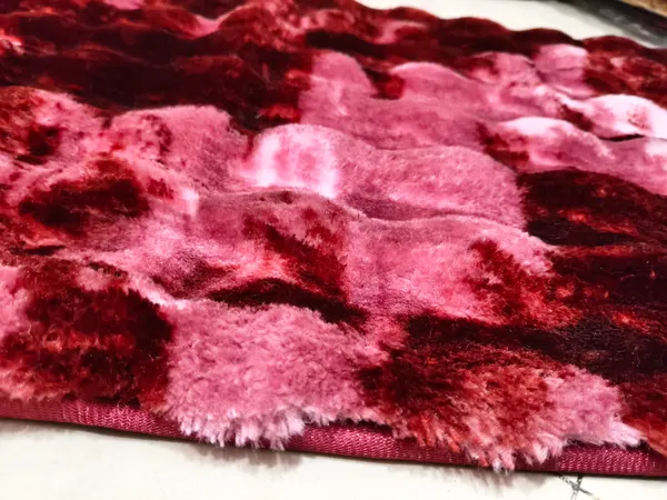 Burgundy_Abstract_Pattern_Shaggy_Runner_Rug