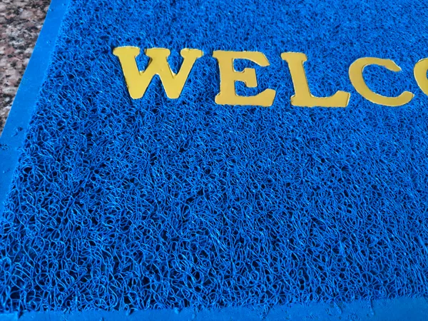 PVC_Welcome_Doormat_Green