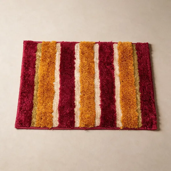 Festive_Colors_Microfiber_Bath_Mat_Soft_Anti_Slip_Skid_Luxury_Mats_for_Bathroom_Door_38X58_Cm_(Red)_Pack_of_2,_Rectangular