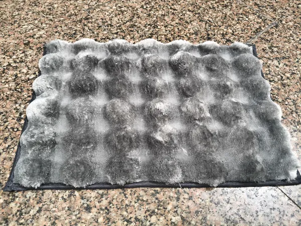 Faux_Fur_Solid_Grey_Area_Rug