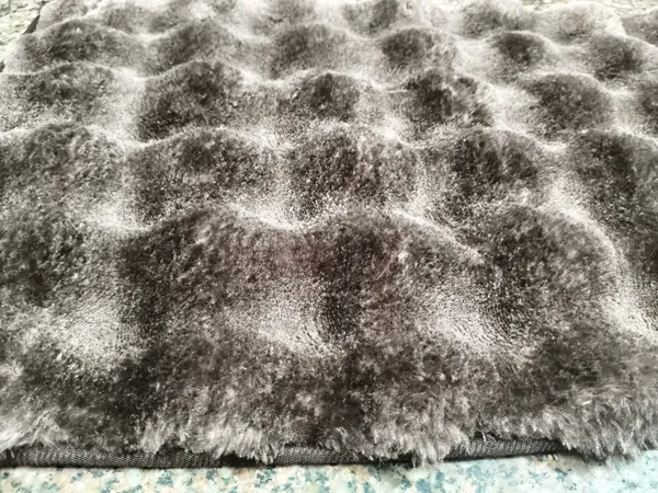 Faux_Fur_Textured_Brown_Area_Rug