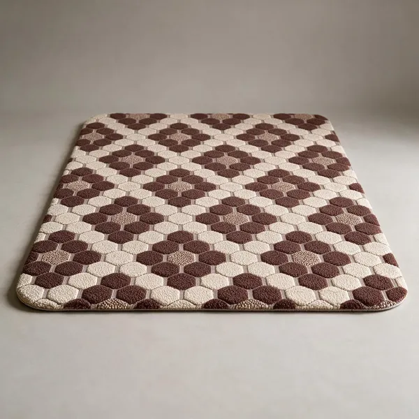 Textured_Contemporary_Hexagon_Pattern_Floor_Mat