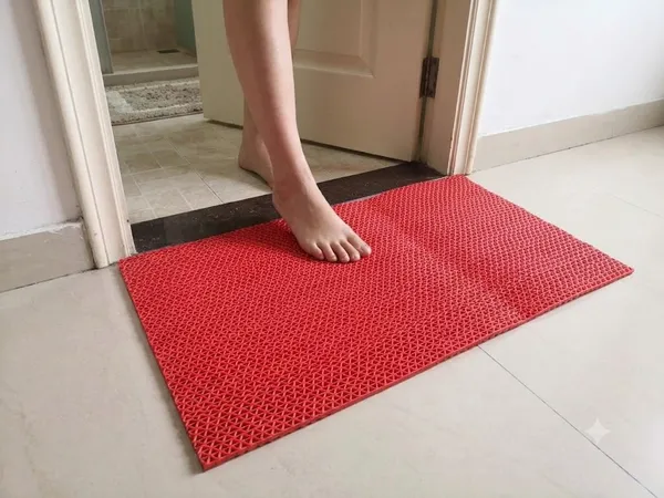 PVC_mat_for_Bathroom_and_Entry_Door_(Red)_Width_12inch_(30cm)_1foot_-_Check_Length_options