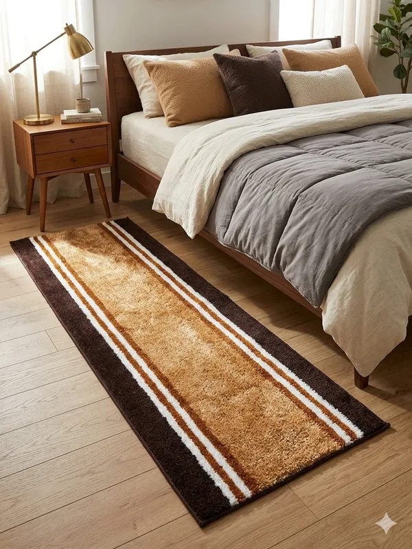 Microfiber_Floor_Runner_Mat_55_x_135_cm_|_Soft_Striped_Anti-Skid_Kitchen_Runner_|_Washable_Quick_Dry_Floor_Rug_for_Home,_Living_Room,_Bedroom,_Hallway_&_Entrance_|_Gold_with_Brown