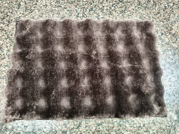 Faux_Fur_Textured_Brown_Area_Rug