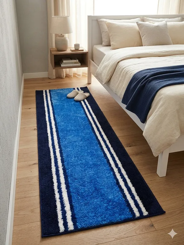 Microfiber_Floor_Runner_Mat_55_x_135_cm_|_Soft_Striped_Anti-Skid_Kitchen_Runner_|_Washable_Quick_Dry_Floor_Rug_for_Home,_Living_Room,_Bedroom,_Hallway_&_Entrance_|_Blue_with_Navy