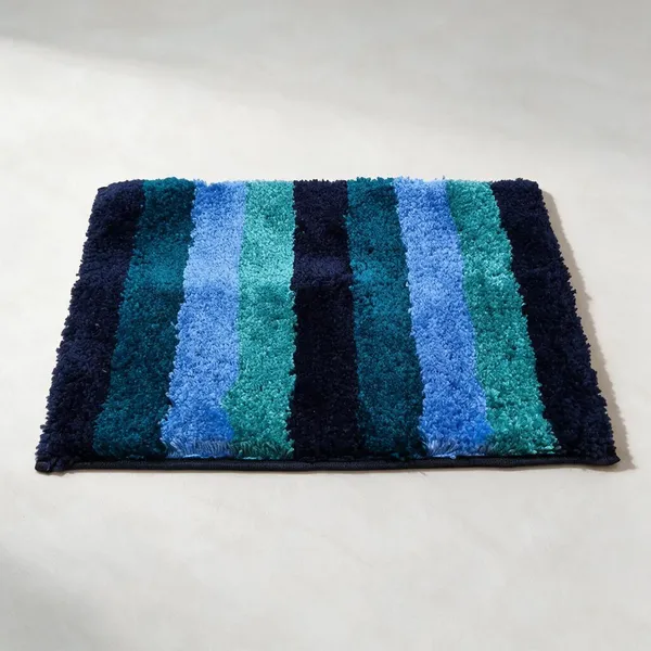 Plush_Microfiber_Bath_Mat_Soft_Anti_Slip_Skid_Luxury_Mats_for_Bathroom_Door_40x60_Cm_(Blue)_Pack_of_2,_Rectangular