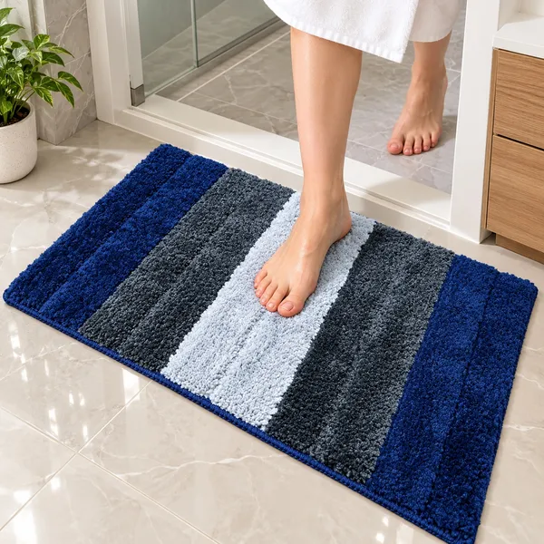 Soft_Microfiber_Bath_Mat_Anti_Slip_Luxury_Mats_for_Bathroom_Door_40X60_Cm_(BLUE)_Pack_of_2,_Rectangular