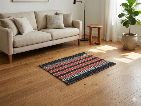 Rectangle_Durable_Door_Mats_for_Home_&_Living_Room_|_58x38cms_Rainy_Season_Mats_for_Floor_&_Footmats_for_Bedroom,_Kitchen_&_Balcony_|_Strips_-_Red_&_Black