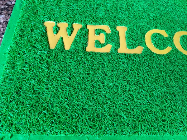 PVC_Textured_Welcome_Doormat_Green
