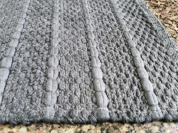 Grey_Woven_Textured_Stripe_Rug_50x80cm_(Pack_of_1)