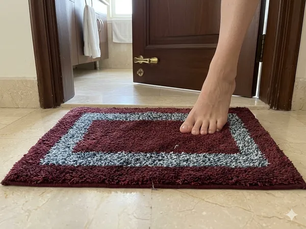 Cotton_Doormat_&_Bathmat_|_Pack_of_2_|_100%_Cotton_Floor_Mat_|_Bathroom_Mat,_Door_Mat,_Home_Entrance,_Washroom,_Easy_Wash,_Durable,_Modern_Design_|_Maroon_Border