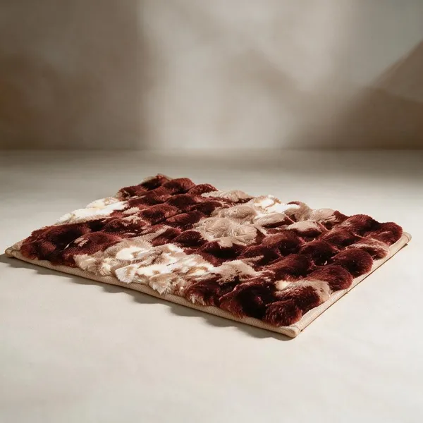 Ultra_Plush_Rabbit_Fur_Bubble_Mat,_Anti-Skid_Soft_Floor_Mat_for_Home,_Bedroom,_Bathroom_&_Entryway,_TERRA_Tie_Die,_40_x_60_cm