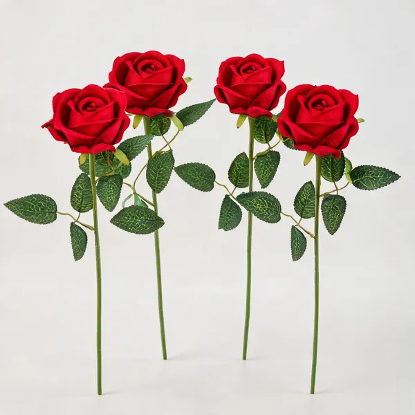 Red_Plastic_Decorative_Artificial_Rose_Stem_Pack_Of_4