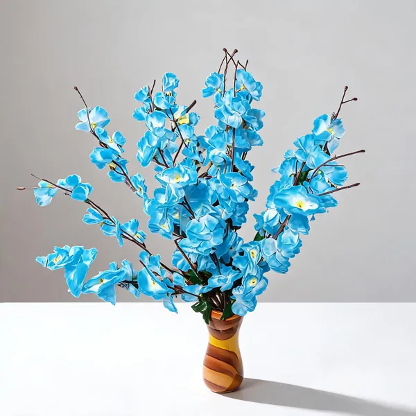Blue_Plastic_Decorative_Floral_Artificial_Arrangement_With_Pot_Pack_Of_2
