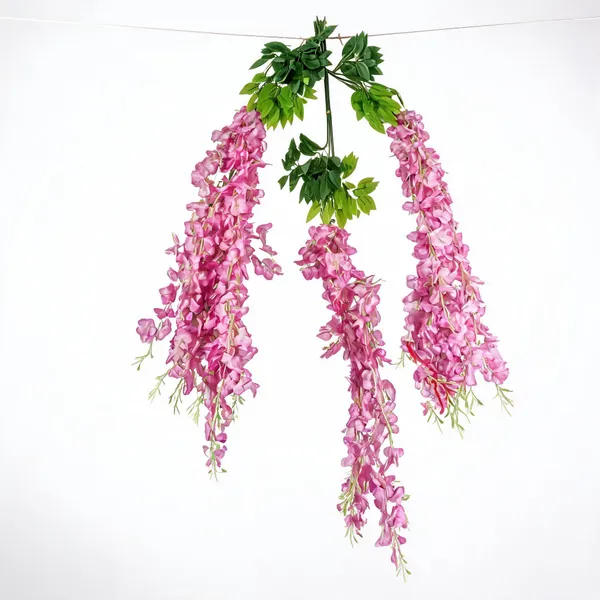 Pink_And_Green_Plastic_Decorative_Floral_Artificial_Hanging_Garland_Pack_Of_8