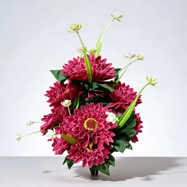 Pink_Plastic_Decorative_Chrysanthemum_Artificial_Flower_Bouquet_Pack_Of_2
