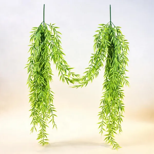 Green_Plastic_Decorative_Cascading_Leaf_Artificial_Garland_Pack_Of_2