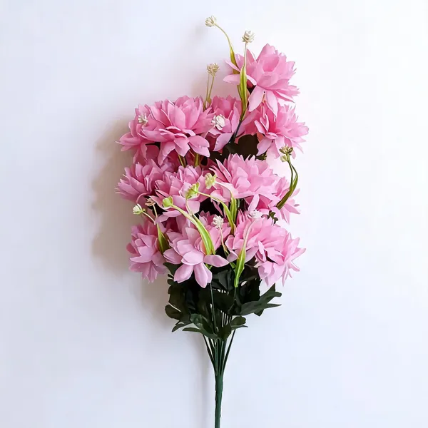Pink_Plastic_Decorative_Artificial_Floral_Bouquet
