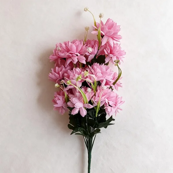 Pink_Plastic_Decorative_Artificial_Floral_Bouquet