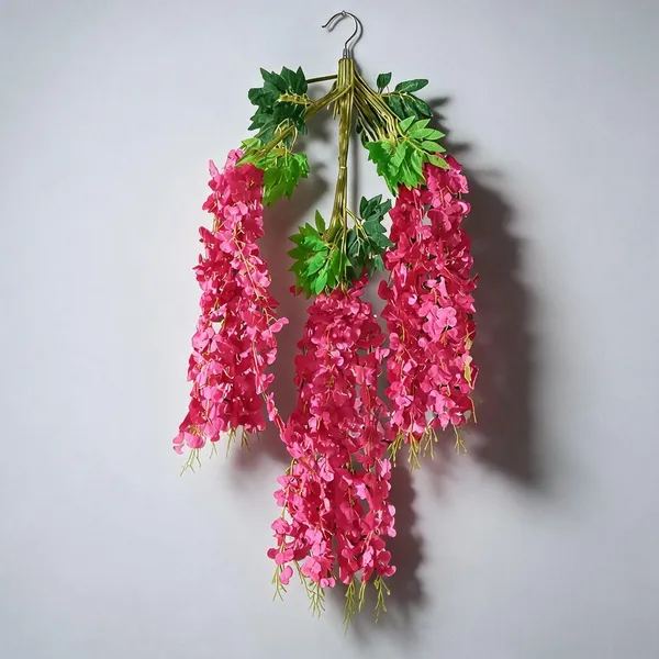 Pink_Plastic_Decorative_Floral_Artificial_Hanging_Flower_Vine_Pack_Of_8