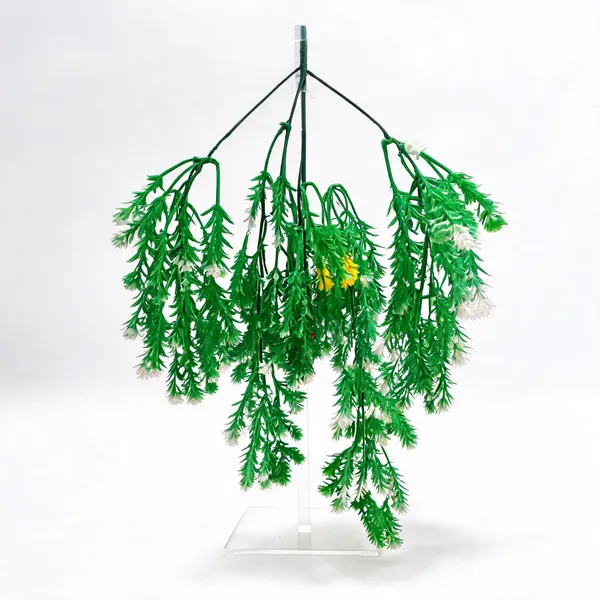 Green_Plastic_Decorative_Foliage_Artificial_Hanging_Flower_Bouquet_Pack_Of_2