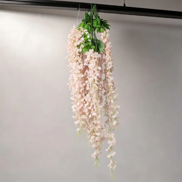 Off_White_Plastic_Decorative_Wisteria_Hanging_Garland_Pack_Of_8