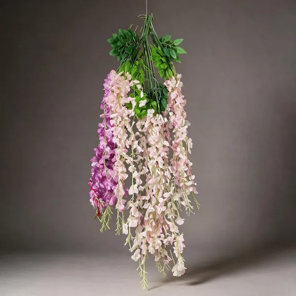 Off_White_Plastic_Decorative_Wisteria_Hanging_Garland_Pack_Of_8