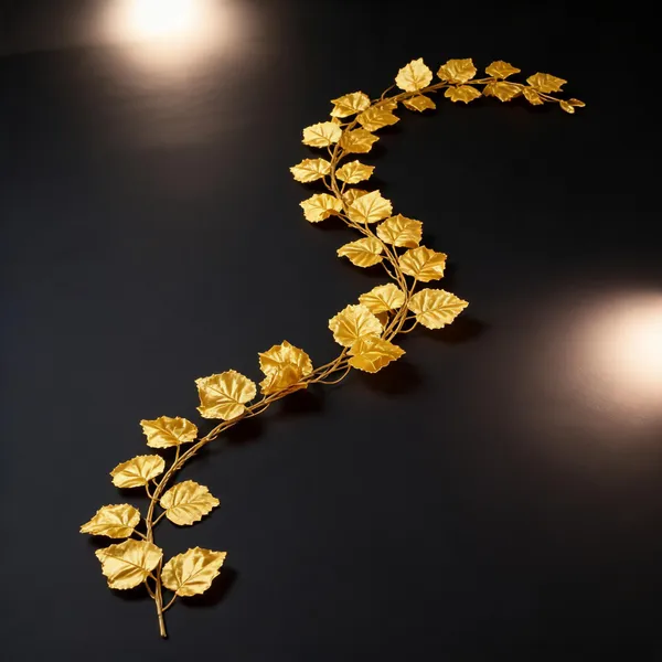 Gold_Plastic_Festive_Leaf_Artificial_Decorative_Vine_Pack_Of_8