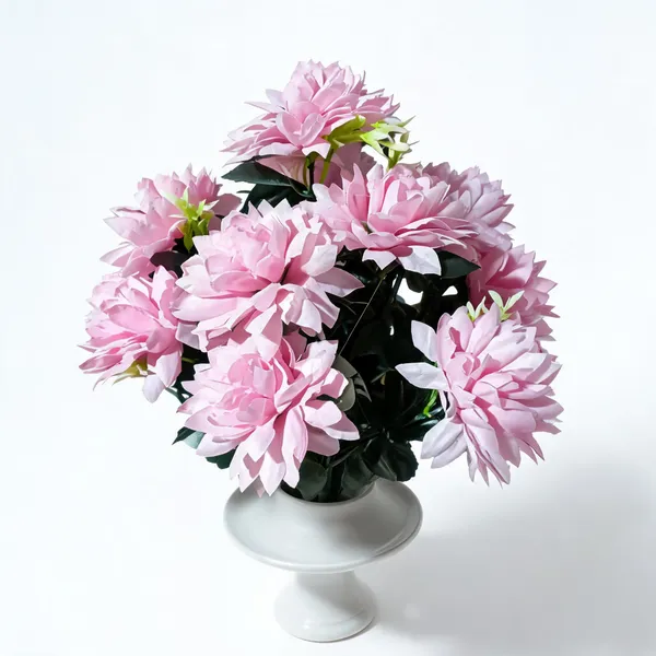 Pink_Plastic_Decorative_Lotus_Artificial_Floral_Arrangement_Pack_Of_2