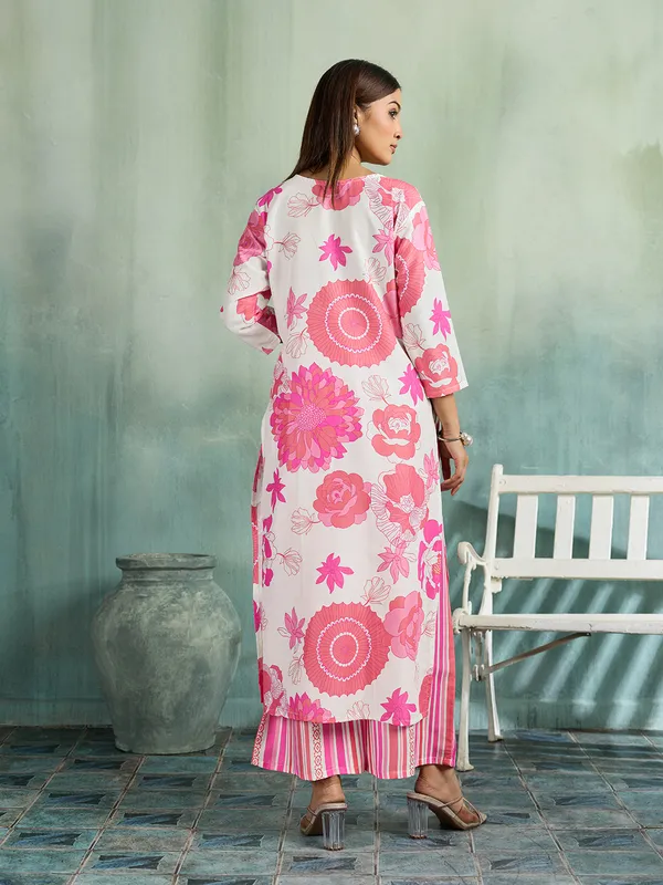 Pink_Cotton_Blend_Floral_Print_Straight_Kurta_Palazzo_Dupatta_Set_For_Women