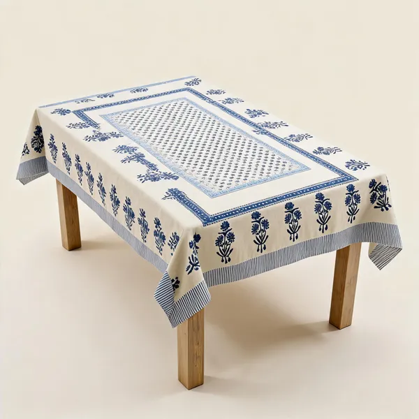 Cosmos_Blue_Floral_Print_6_Seater_Dining_Table_Cover