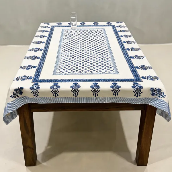 Cosmos_Blue_Floral_Print_6_Seater_Dining_Table_Cover