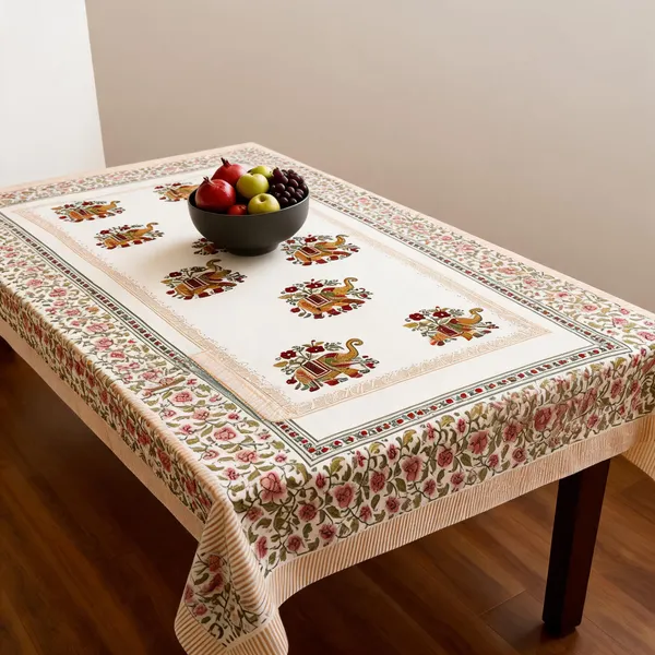 Cosmos_Elephant_Floral_Print_6_Seater_Table_Cloth