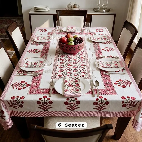 Cosmos_Floral_Print_6_Seater_Dining_Table_Cover_Set_with_6_Napkins