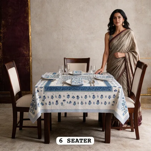 Cosmos_Floral_Print_6_Seater_Dining_Table_Cover_Set_with_6_Napkins