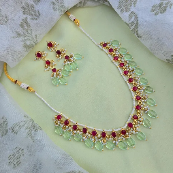 Multicolour_Beaded_Necklace_Set_for_Women