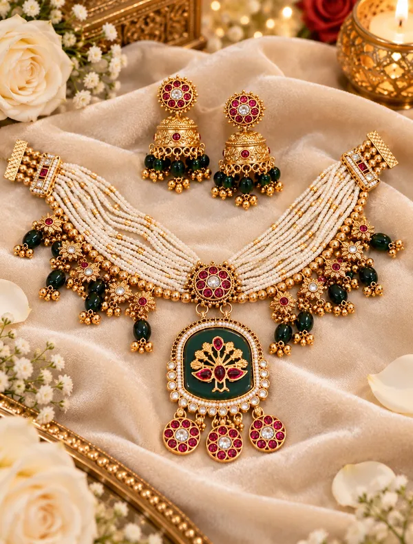 Gold_Tone_Traditional_Necklace_Set_for_Women