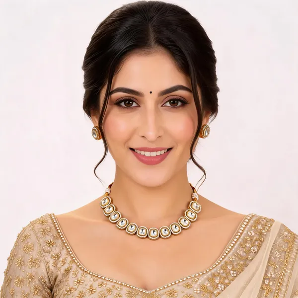 Gold_Tone_Kundan_Necklace_And_Earrings_Set_For_Women