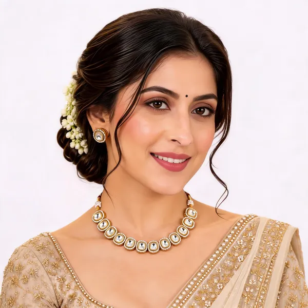 Gold_Tone_Kundan_Necklace_And_Earrings_Set_For_Women