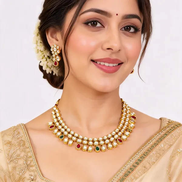 Gold_Tone_Kundan_Necklace_Set_For_Women