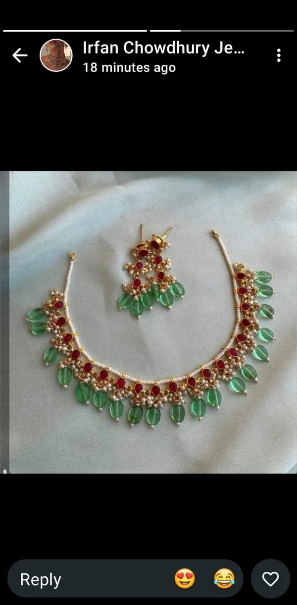 Gold-Tone_Beaded_Necklace_Set_for_Women