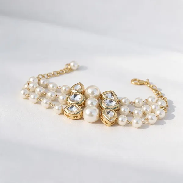 Gold_Tone_Pearl_Kundan_Bracelet_For_Women